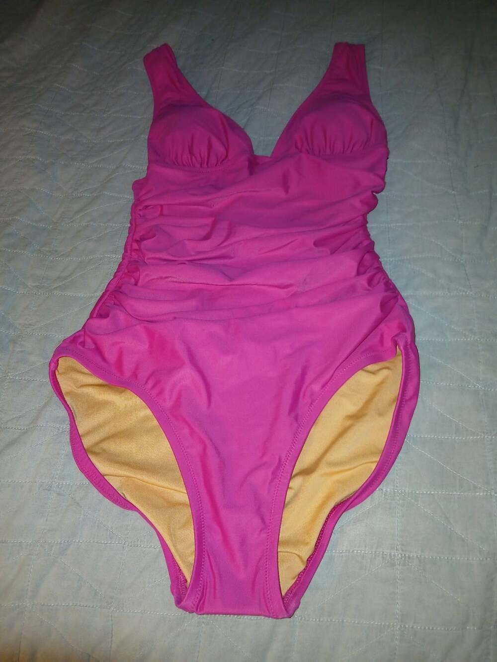 J.Crew Ruched One-Piece Swimsuit Pink Size 4